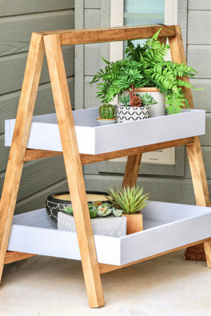 Modern A-Frame Plant Stand by Handmade Haven